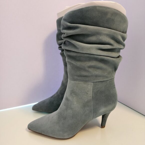 Vince Camuto Spruce Suede Heeled Boot Size 8 - Picture 3 of 9